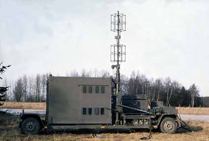 TMR-20 med nedsänkt antennmast